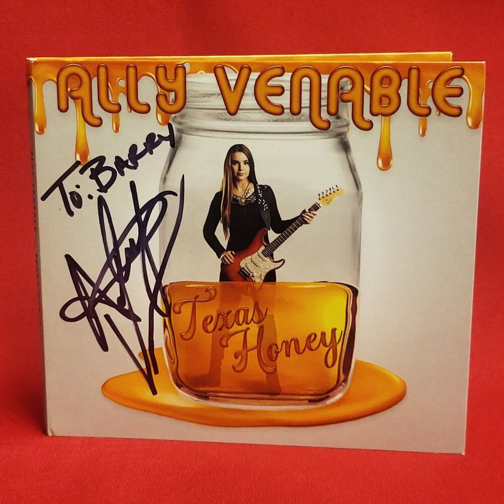 Ally Venable Texas Honey CD Signed 2019